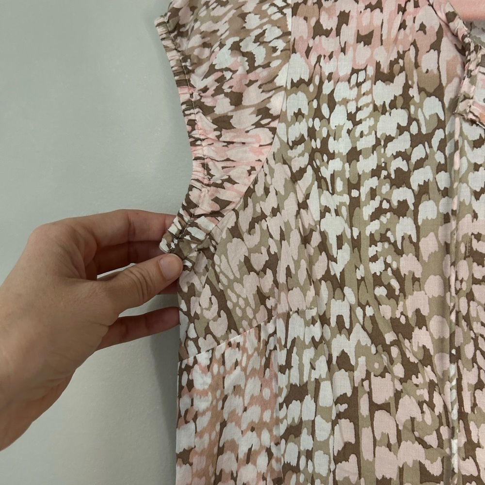 Women's Liz & Co Pink and Brown Top, Size S - Picture 6 of 8
